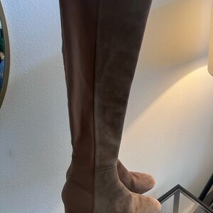 Stuart Weitzman Brown Over-the-Knee Suede Boots